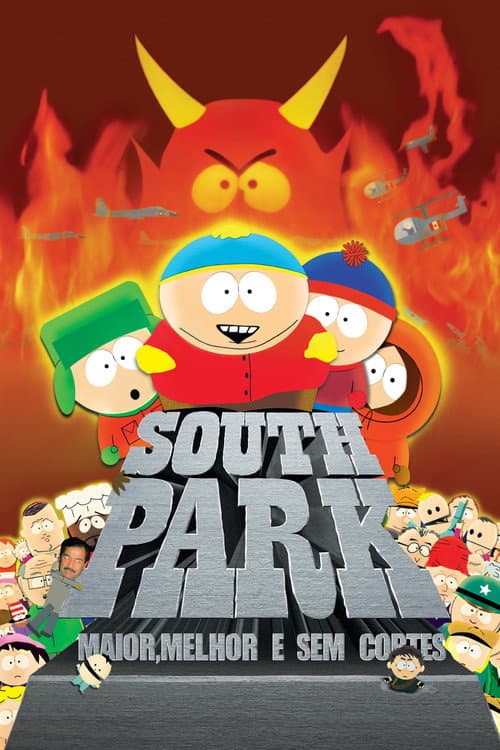 Pôster de South Park: Maior, Melhor e Sem Cortes