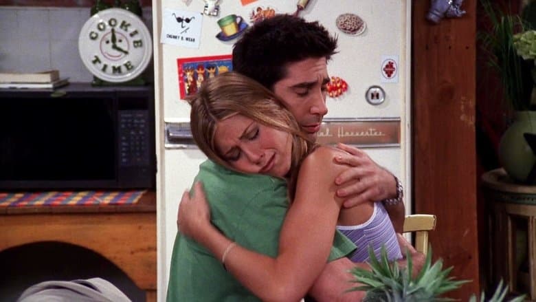 Cena de Aquele em que Ross abraça Rachel