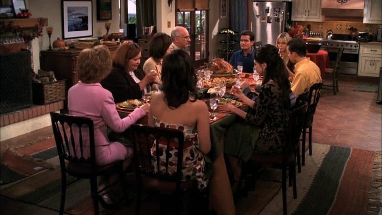 Cena de Feliz Ação de Graças