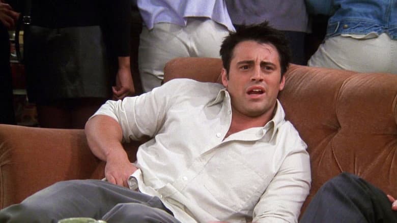 Cena de Aquele em que Joey perde o seguro