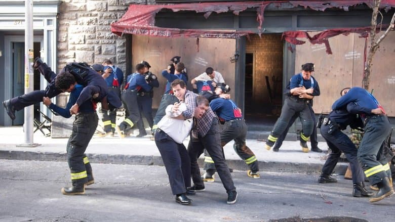 Cena de Incêndio na pizzaria