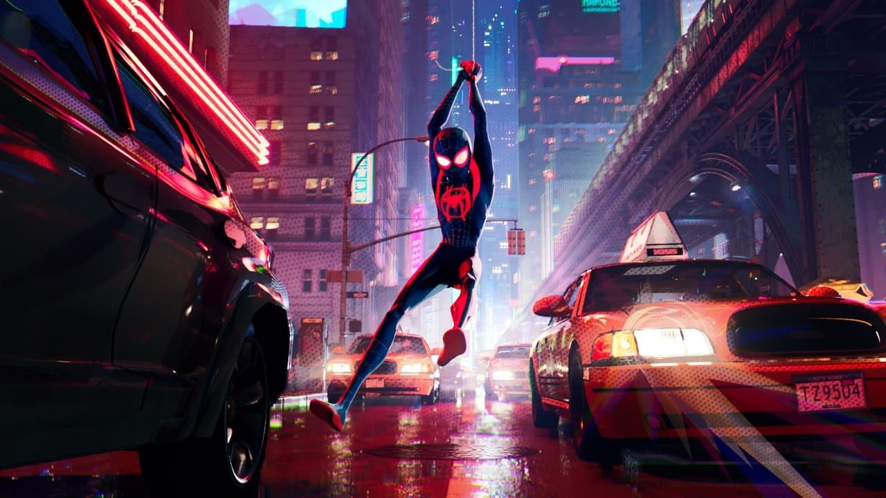 Cena de Homem-Aranha: No Aranhaverso