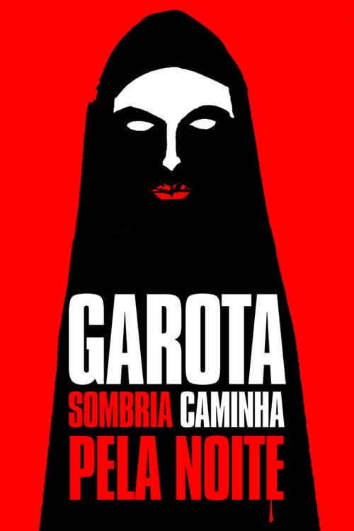 Pôster de Garota Sombria Caminha pela Noite